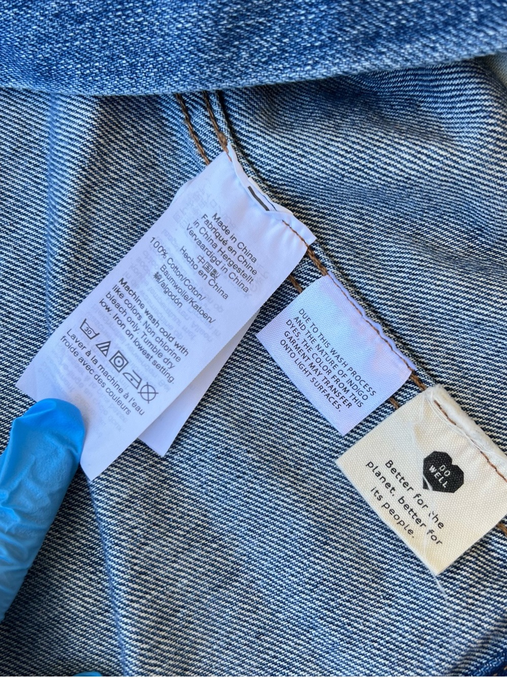 Madewell Trucker Denim Jacket Medium Wash, Women’s Size Large - Picture 9 of 9